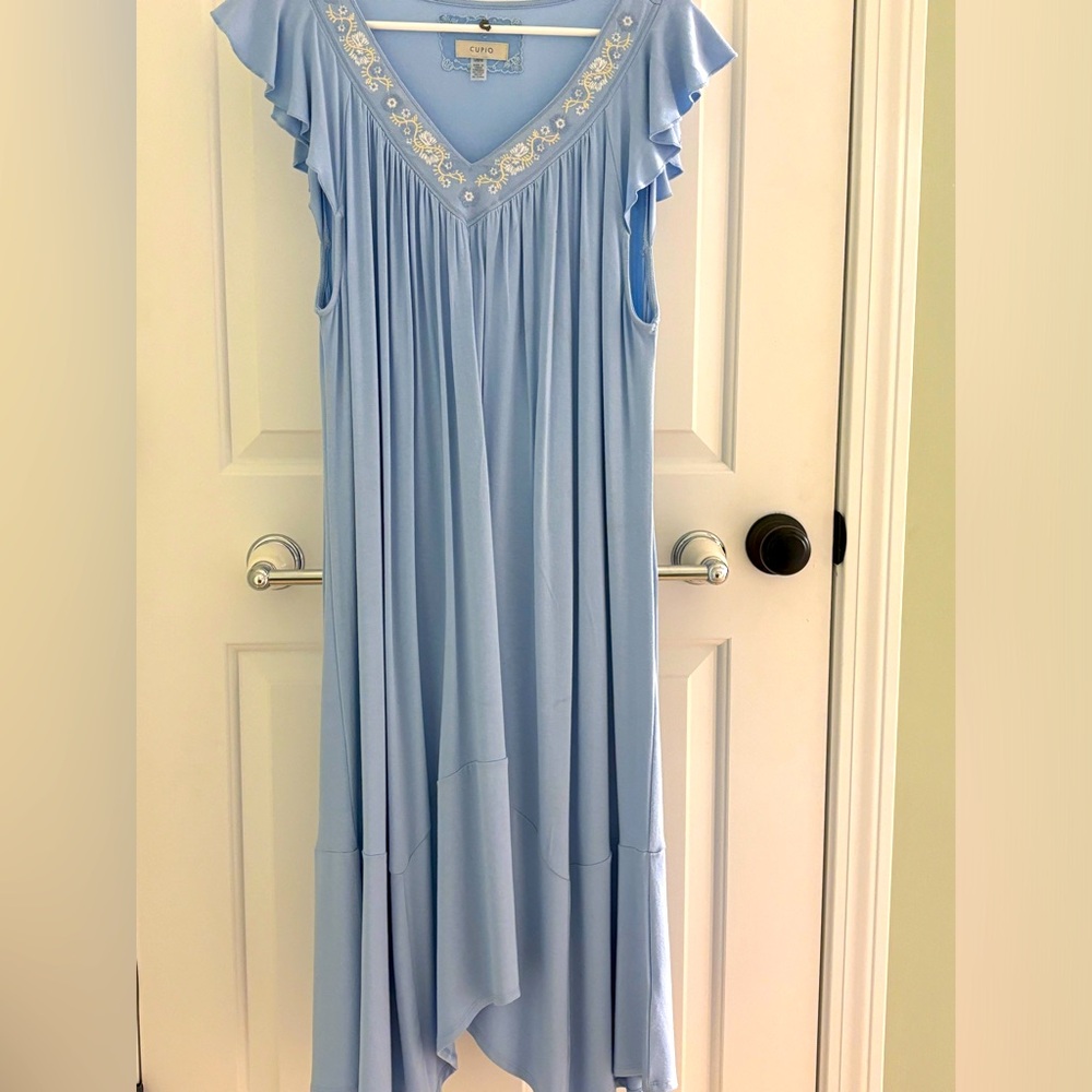 Cupio blue midi dress size L